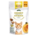 GIMCAT Krõbedad suupisted putukatega ja kõrvitsaga - kasside maiustused - 50 g