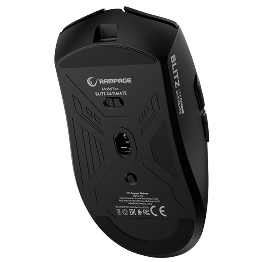 RAMPAGE BLITZ ULTIMATE WIRELESS OPTICAL MOUSE BLACK – 3