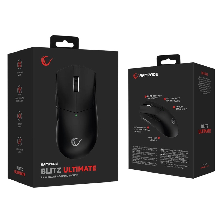 RAMPAGE BLITZ ULTIMATYVUS BEVIELIS OPTINIS PELĖ JUODA – 4