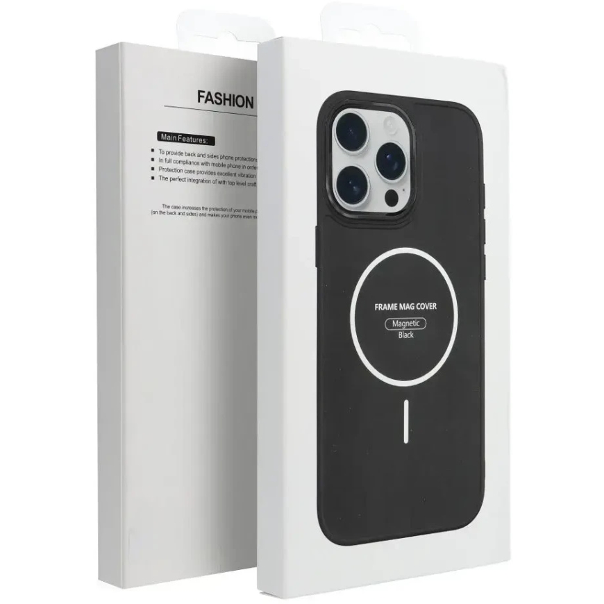 Oem Dėklas na Samsung A27 Frame Mag Cover zgodne su MagSafe juoda – 5