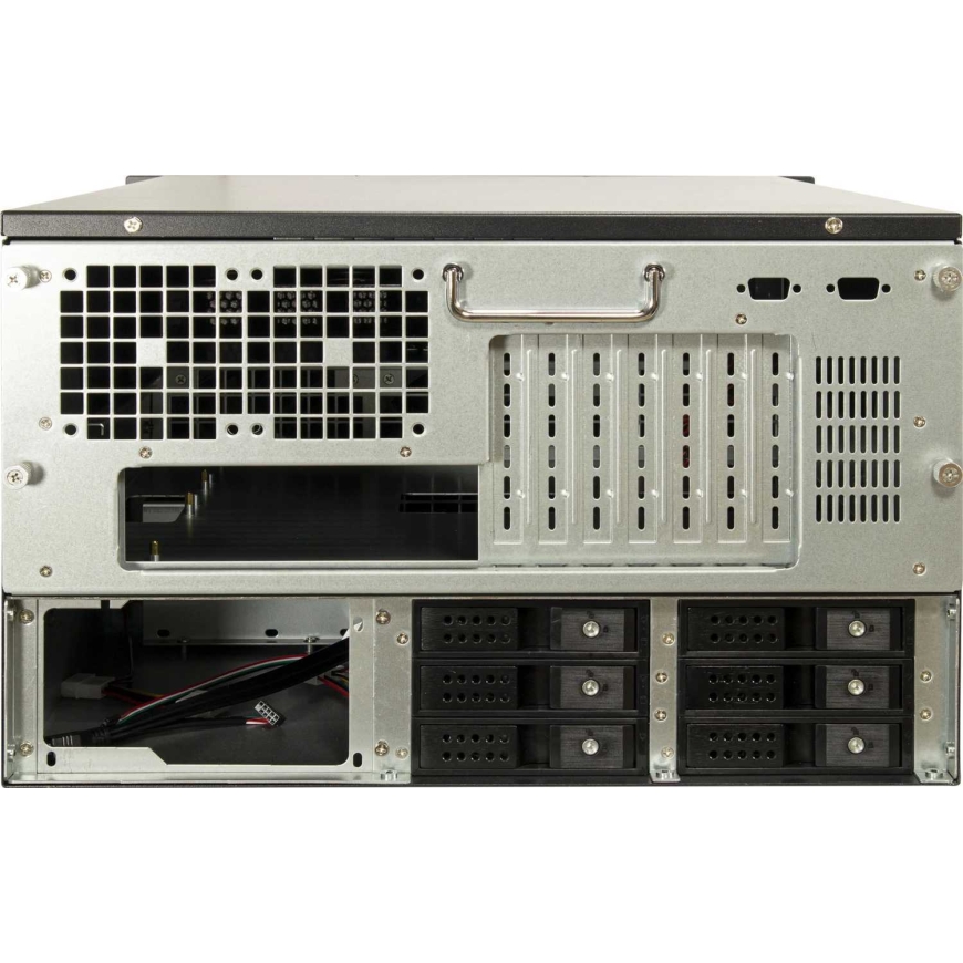 Inter-Tech 6U-6606 Musta
