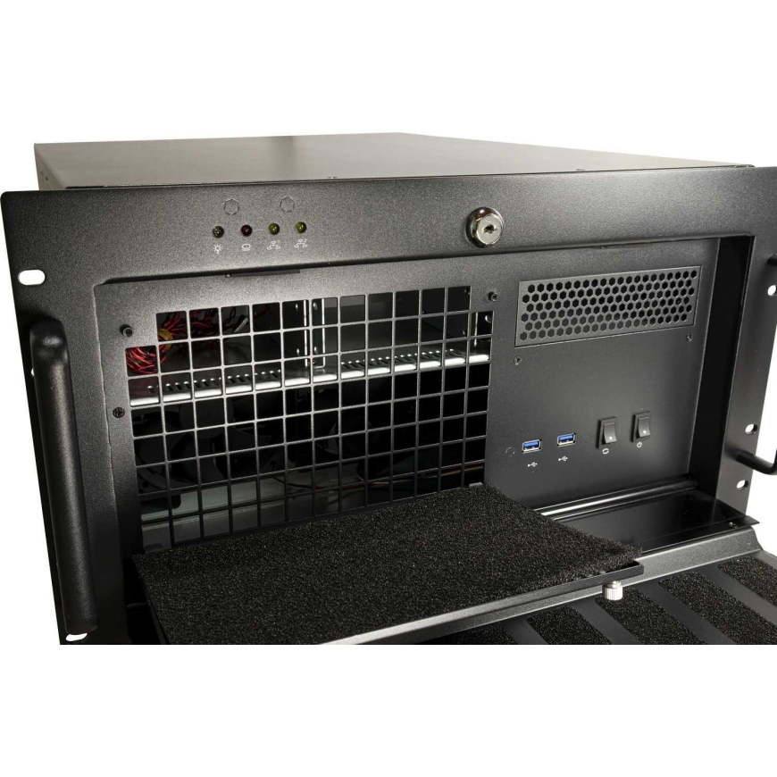 Inter-Tech 6U-6606 Musta – 3