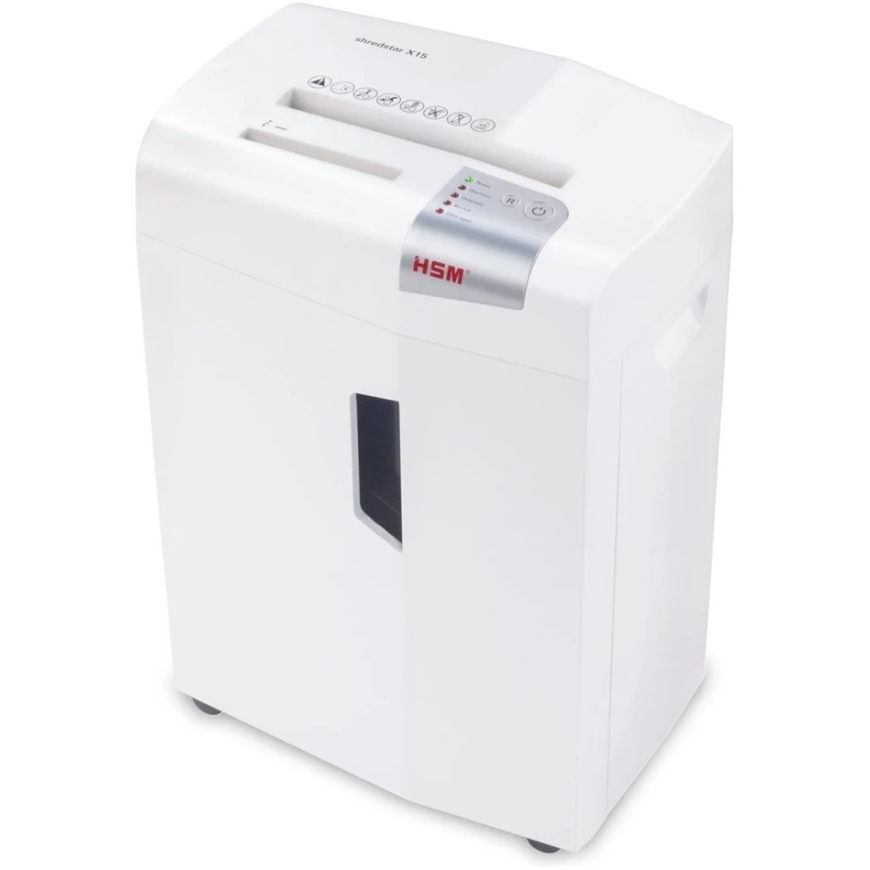 Dokumentide lõikur - HSM Shredstar X15, 30 L, 4 x 37 mm, Hall, Valge