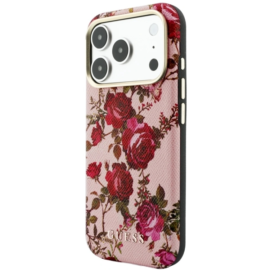 Guess Blossom Roses Print MagSafe kest iPhone 18 Pro Max / 17 Pro Max roosa – 2