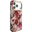 Dėklas Guess Blossom Roses Print MagSafe do iPhone 18 Pro Max / 17 Pro Max rožinė