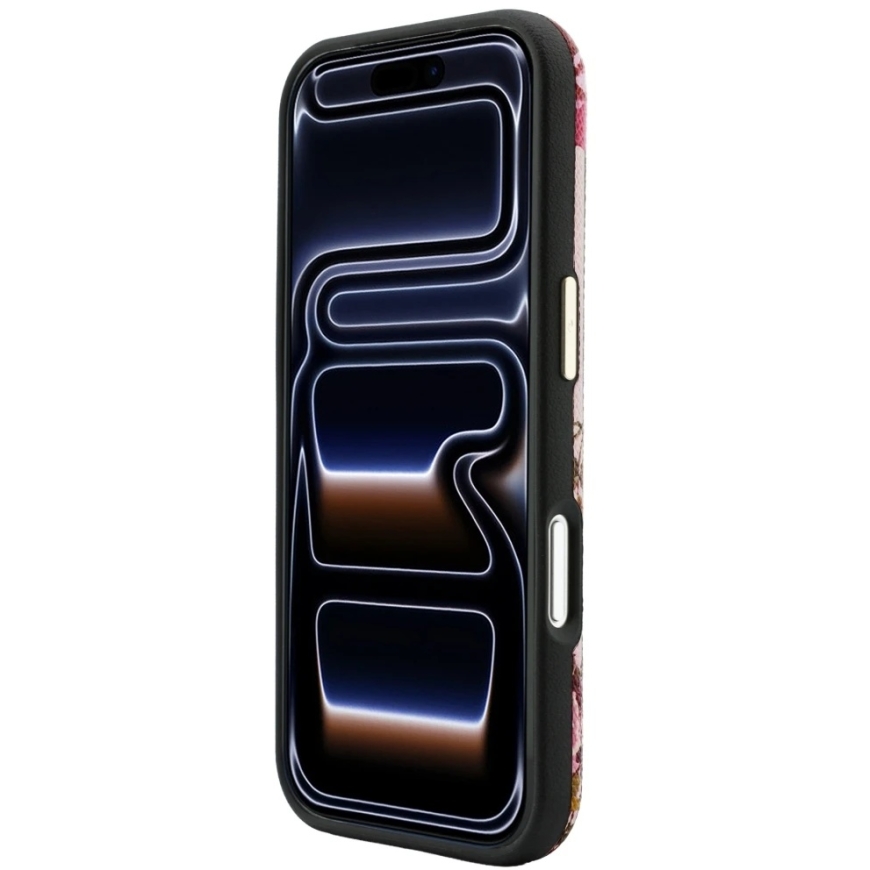 Dėklas Guess Blossom Roses Print MagSafe do iPhone 18 Pro Max / 17 Pro Max rožinė – 5