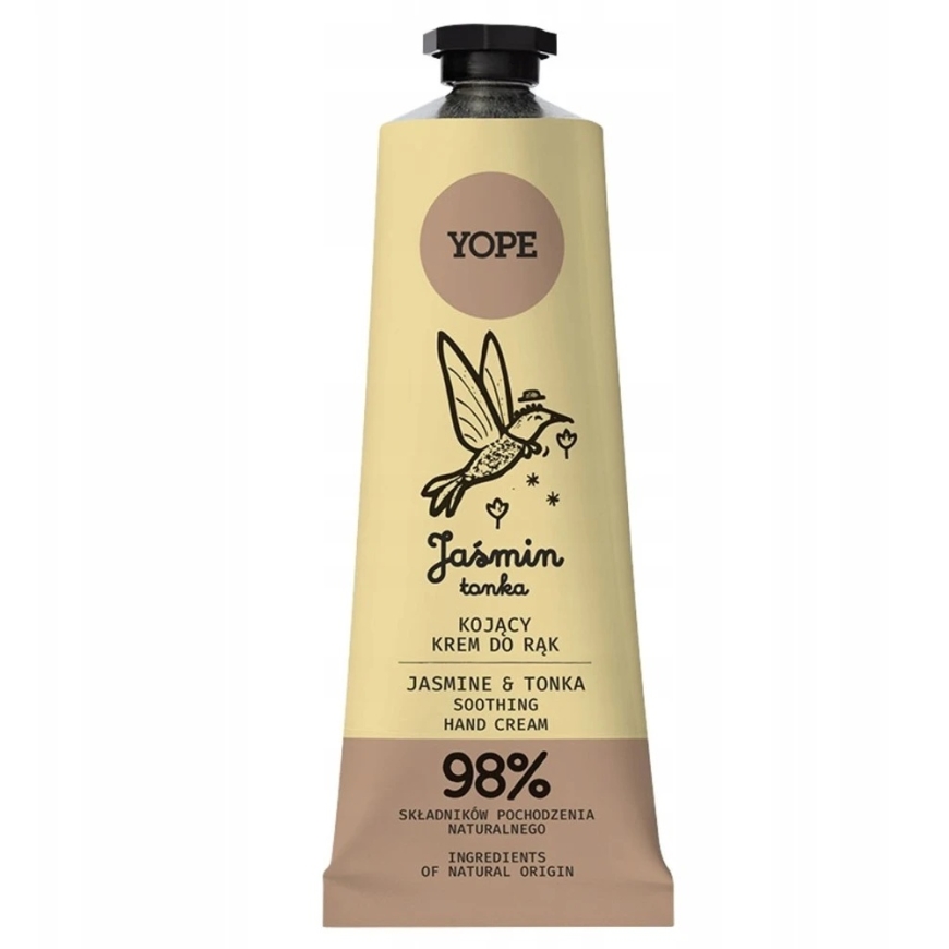 Yope Natural Soothing Hand Cream with Jasmine and Tonka Bean, 50 ml – 2