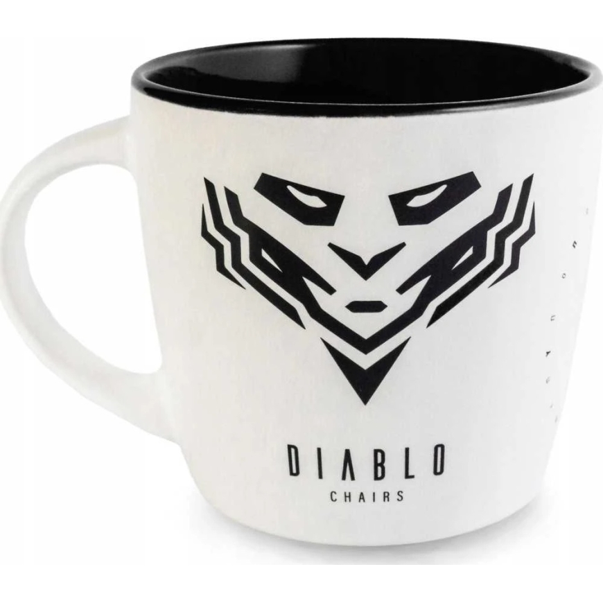 Diablo Chairs muki, valkoiset ja mustat värit – 3