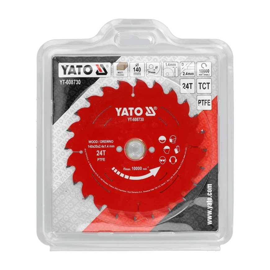 Yato TCT PTFE KETTÄÄ MEDIENAI 140*20*24T – 4