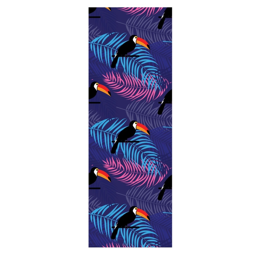 GreenBlue GB183 Classic Beech Deck Chair with Toucan Print – 3