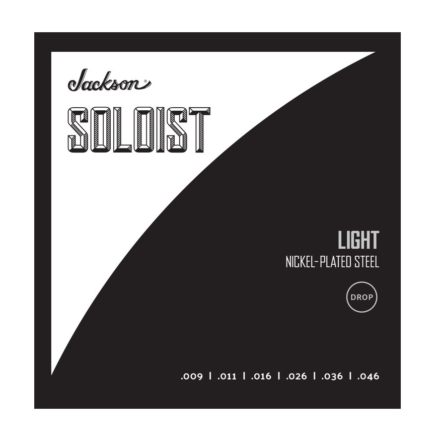 Jackson® Soloist™ Drop Light, струны для электрогитары, 9 - 46