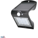 Bemko Seinävalaisin 1,5W LED Seinäfassaadi Valaisin Aurinkopaneelilla ja Liiketunnistimella, Musta, 4000K, IP65 Bemko Seinävalaisin 1,5W LED Seinäfassaadi Valaisin Aurinkopaneelilla ja Liiketunnistimella, Musta, 4000K, IP65