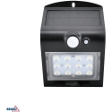 Bemko Sienas Lampa 1,5W LED Sienas Fasādes Lampa ar Saules Paneļa un Kustību Sensoru, Melna, 4000K, IP65 Bemko Sienas Lampa 1,5W LED Sienas Fasādes Lampa ar Saules Paneļa un Kustību Sensoru, Melna, 4000K, IP65