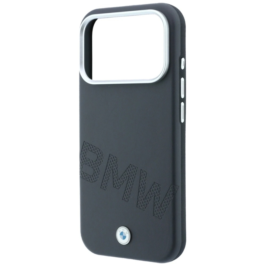 BMW "Sign Inclined Deboss" буквы, "MagSafe" чехол для "iPhone 17 Pro" / "iPhone 18 Pro" – серый – 5