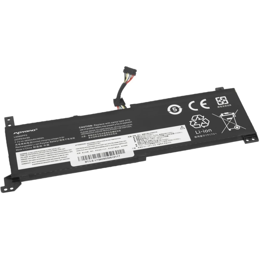 Movano Battery l20m2pf0 l20c2pf0 l20l2pf0 for Lenovo V14 V15 V17 G2-ALC G2-ITL - 4650 mAh (36 Wh) – 5
