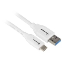 Sharkoon Cable USB 3.1 Cable A-C white 1m