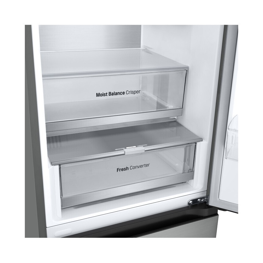 LG GBV5250CPY Šaldiklis su šaldytuvu, sidabrinis, 2 m – 5