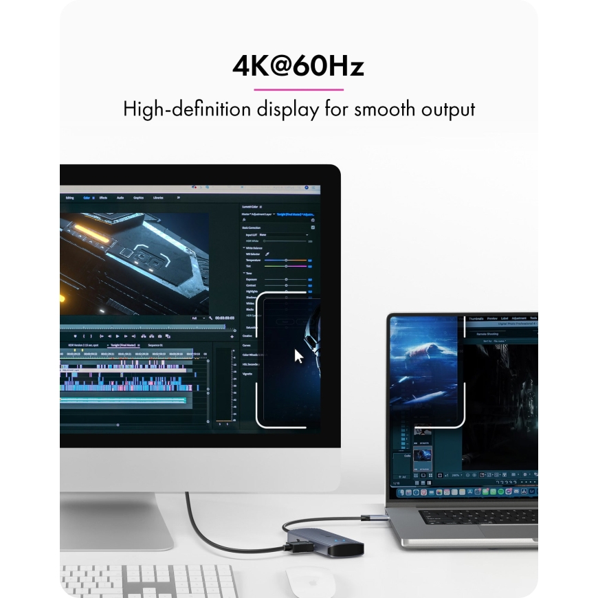 ICY BOX IB-DK4081-SO Vadu USB 3.2 Gen 1 (3.1 Gen 1) Type-C Antracīts – 4