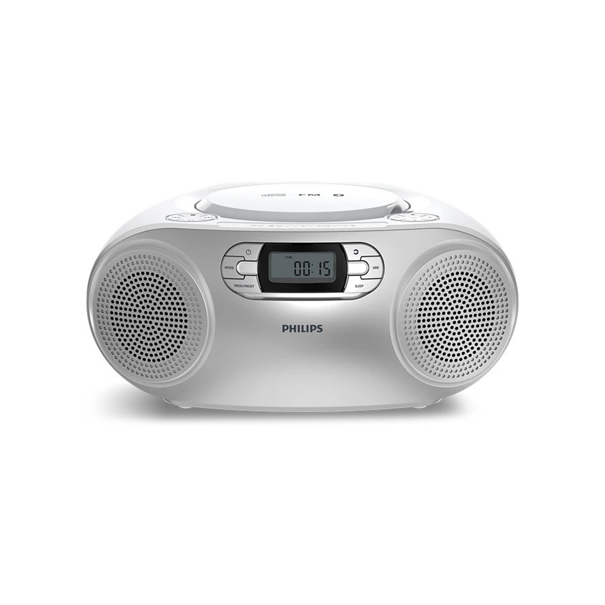 Philips TAZ2000S/10 portable CD player with FM radio, silver