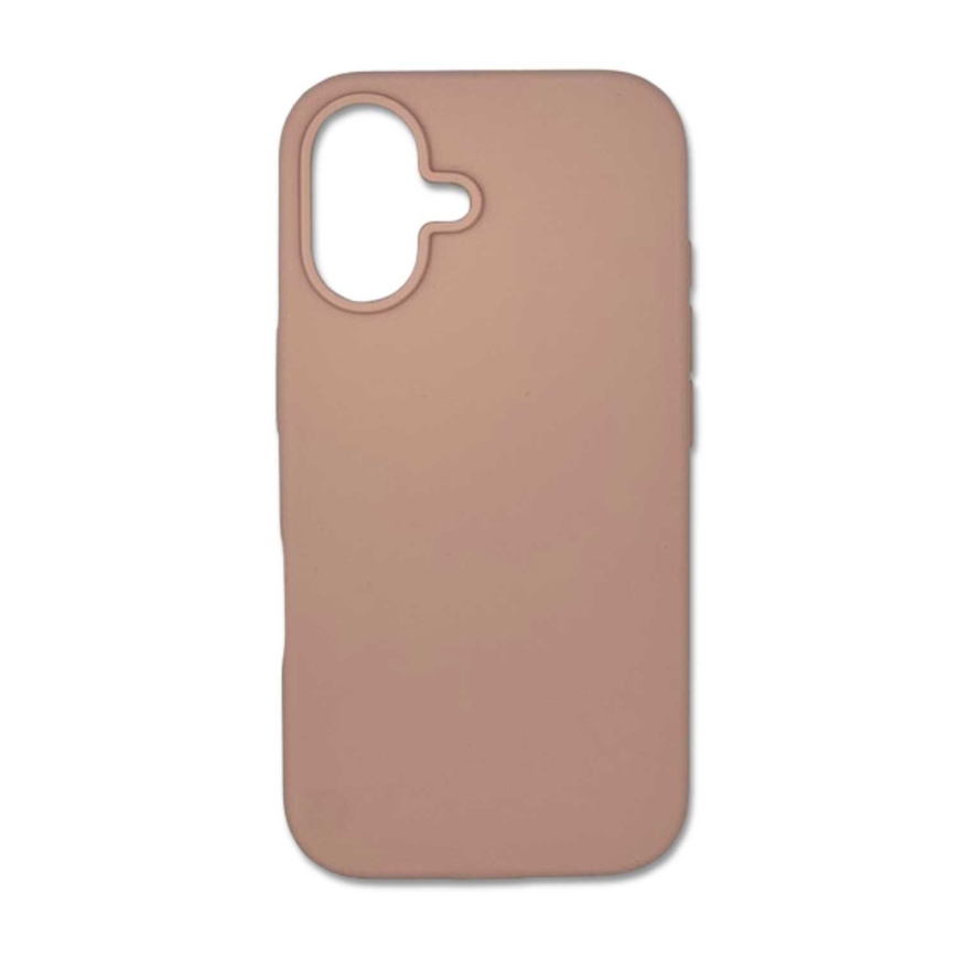 Riff "Тонкий силиконовый бампер для iPhone 16" Пудровый розовый – 2