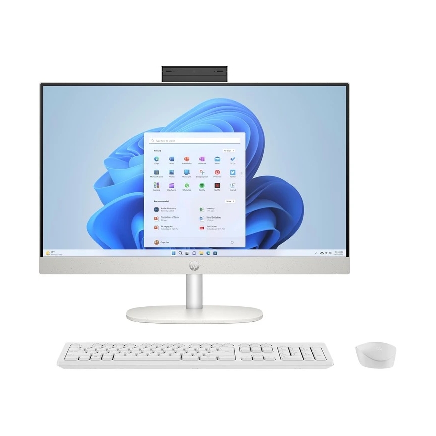 Stacionarus kompiuteris „Hewlett Packard“ (HP) HP 24-cr0334nw AMD Ryzen™ 7 7730U 60,5 cm (23,8 colio) 1920 × 1080 pikselių „visk