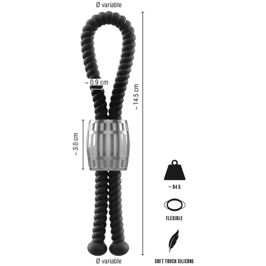 Ремень для члена Rebel Heavy Rope – 5