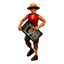 One Piece Luffy toimintahahmo, 15 cm