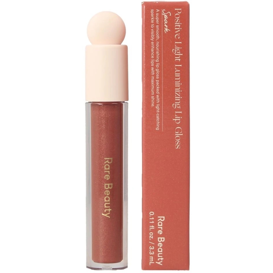 Rare Beauty Positive Light Luminizing Lūpu spīdums, toni: Spark, 3.3 ml – 2