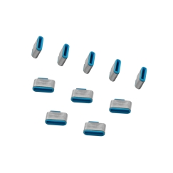 LogiLink AU0053 pordilukk USB tüüp-C Sinine 10 tk