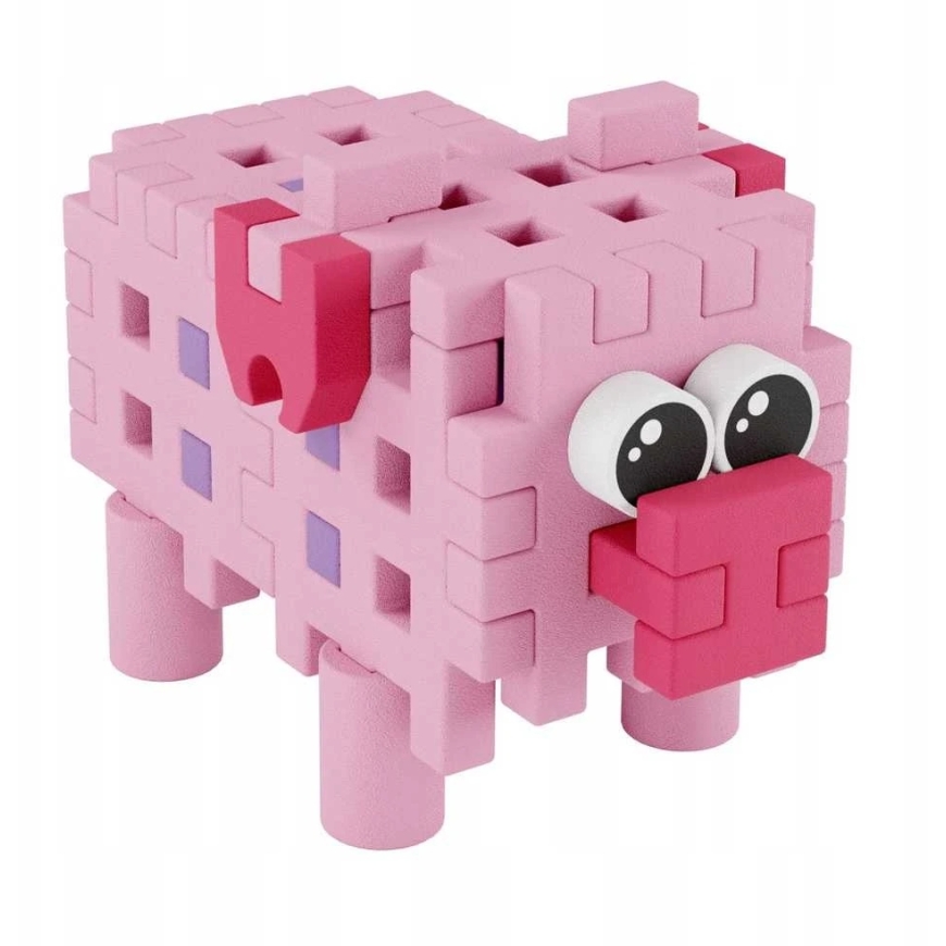 Marioinex Mini Waffle Pocket Pets Cūka - Radošās būvniecības ķieģeļi bērniem ZA6661 – 2