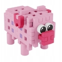 Marioinex Mini Waffle Pocket Pets Kiaulė - kūrybinės kaladėlės vaikams ZA6661 Marioinex Mini Waffle Pocket Pets Kiaulė - kūrybinės kaladėlės vaikams ZA6661