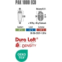 High Peak 1000 ECO Mummy Pak Dark Green-Red