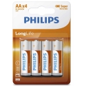 Philips R6L4B/10 LongLife 4 шт Philips R6L4B/10 LongLife 4 шт