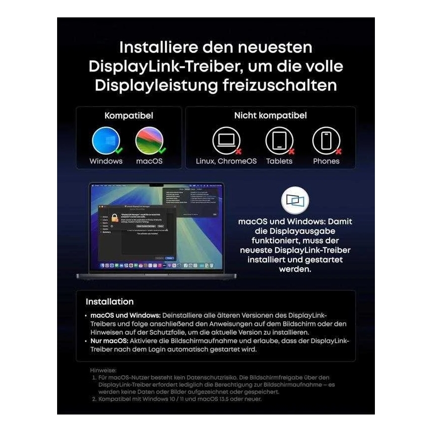 Anker "Prime" dokkija (14 ühes, kolmikekraan, DisplayLink) | A83B33A1 – 3