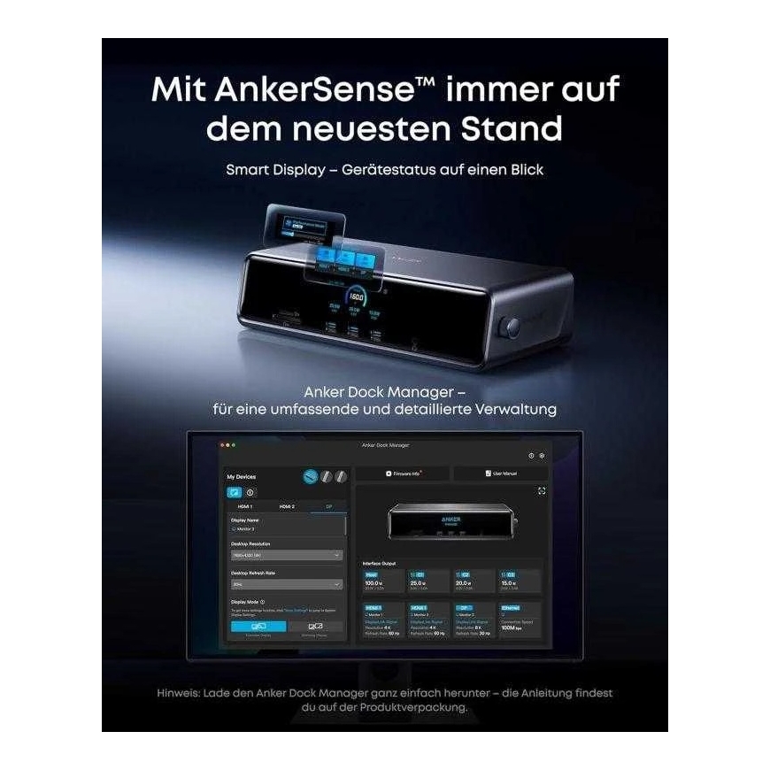 Anker „Prime“ prijungimo stotelė (14 viename, trigubas ekranas, „DisplayLink“) | A83B33A1 – 5