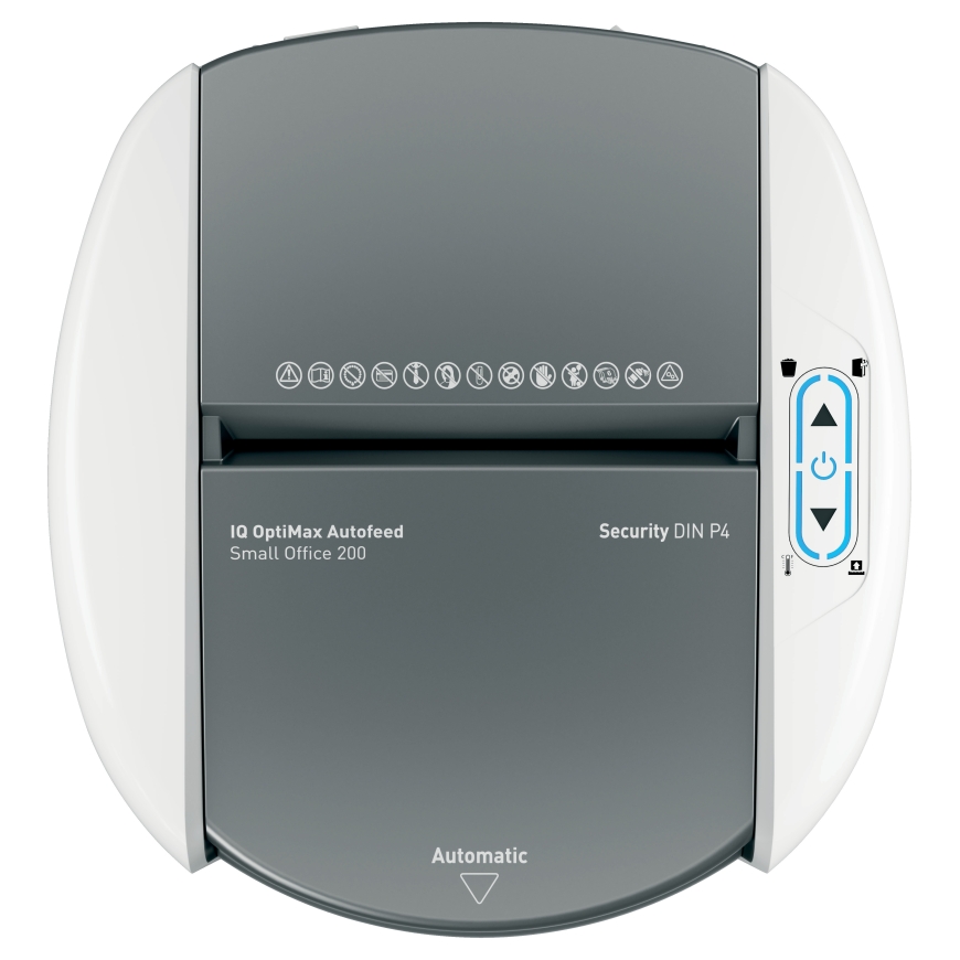 Leitz IQ OptiMax Small Office 200 automātiskais papīra Shirderis, P4 – 4