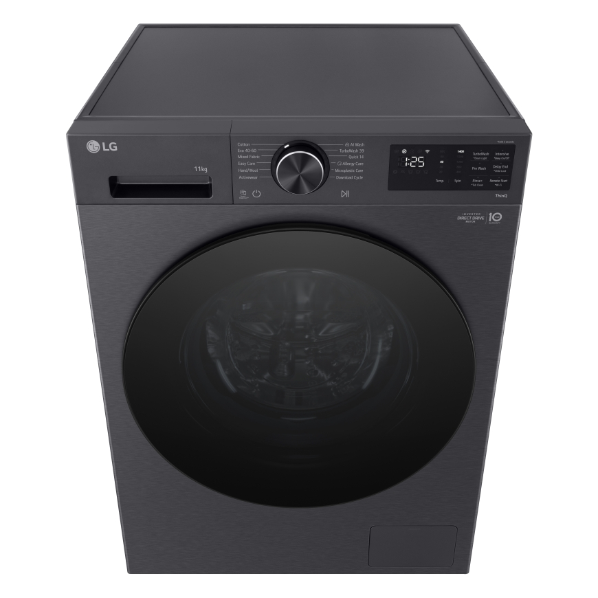 LG F4X5011TBB pyykinpesukone, musta – 3