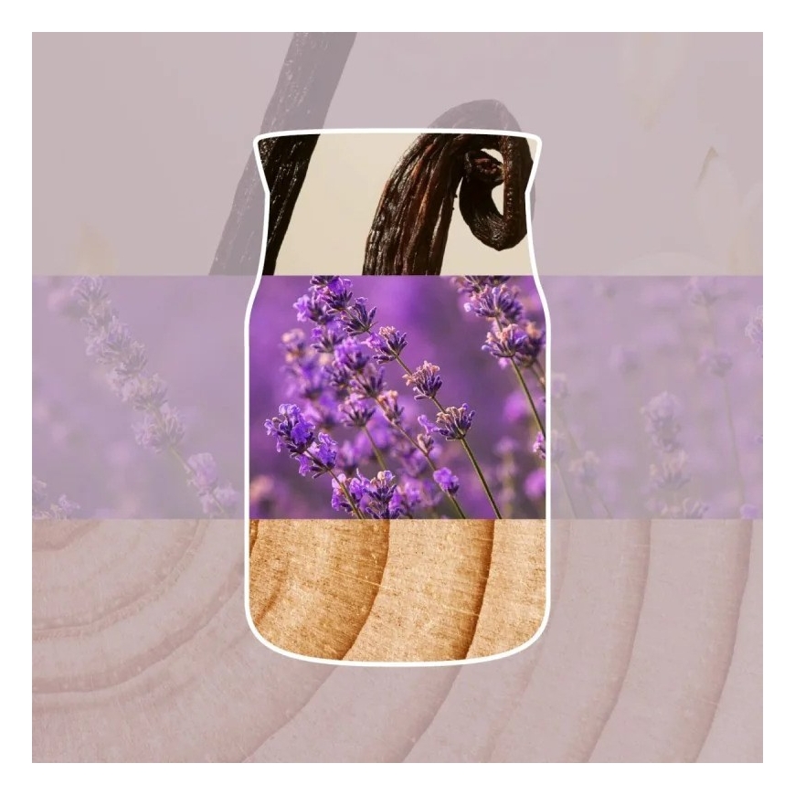 Scented candle YANKEE CANDLE DRIED LAVENDER & OAK 110 g small – 3