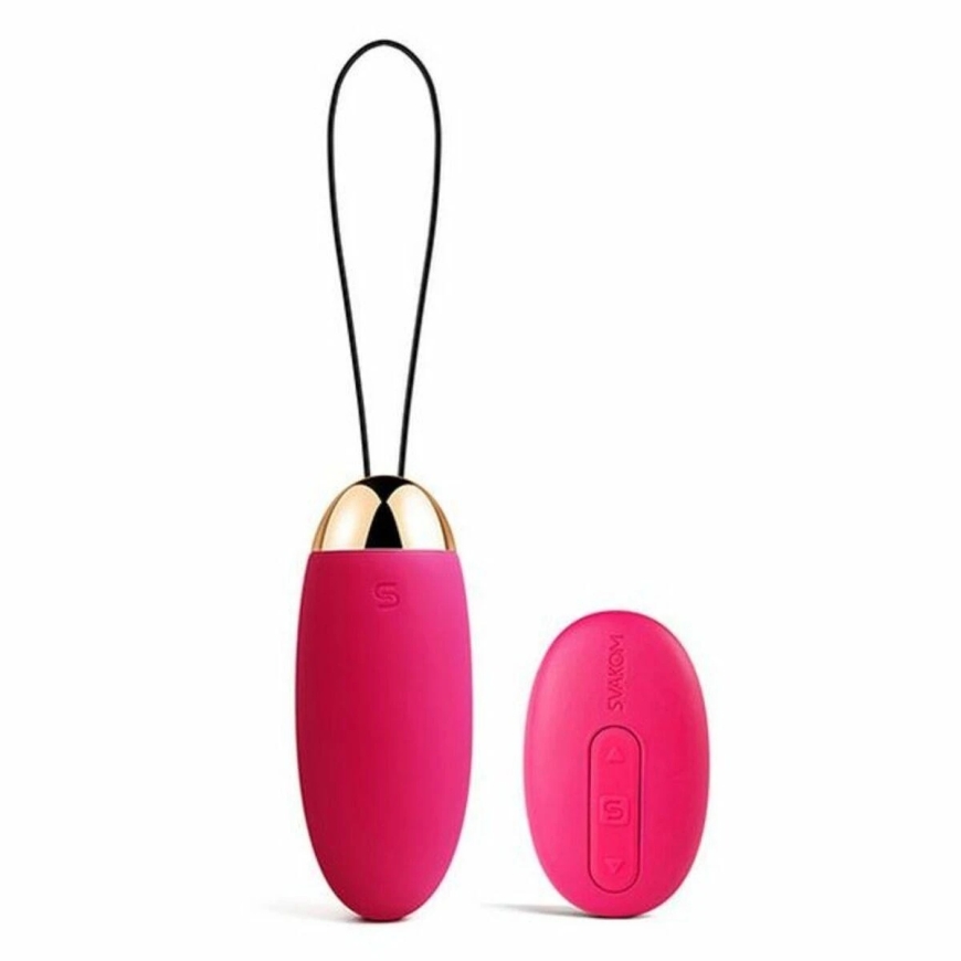 Svakom - Elva Vibrating Egg Plum Red