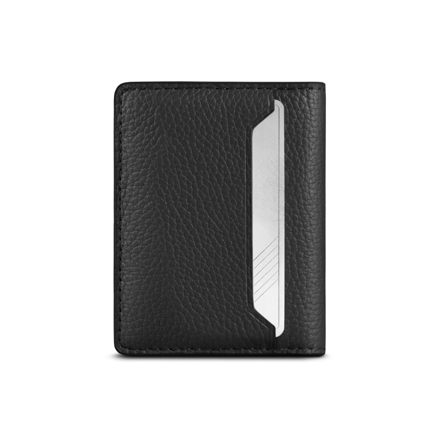 Woolnut Leather Bifold piniginė, juoda – 3