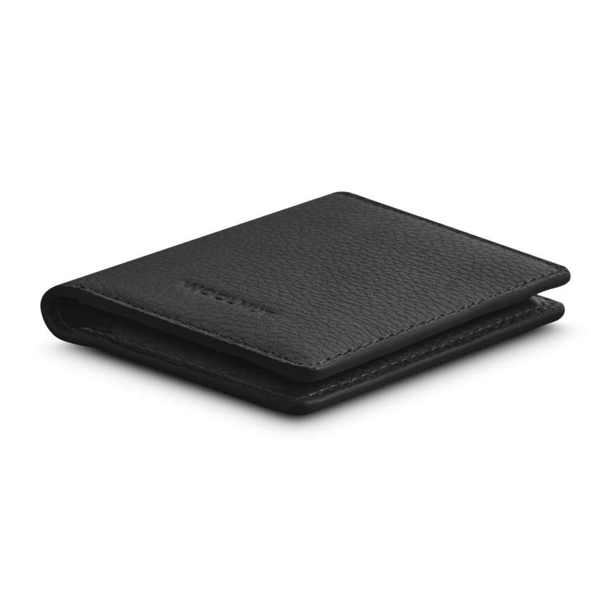 Woolnut Leather Bifold maciņš, melns – 5