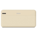 Hama Pocket 20 Litija polimērs (LiPo) 20000 mAh Smilšu Hama Pocket 20 Litija polimērs (LiPo) 20000 mAh Smilšu