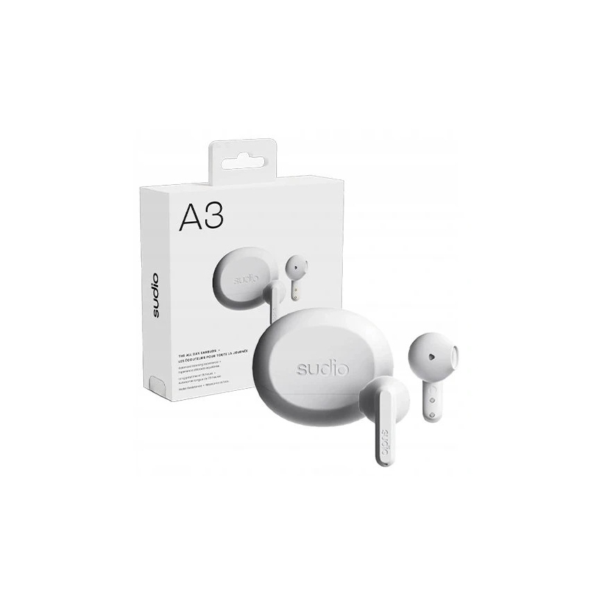 Sudio-kuulokkeet | A3 | Bluetooth | sisäkorva | Mikrofon | Valkoinen – 3
