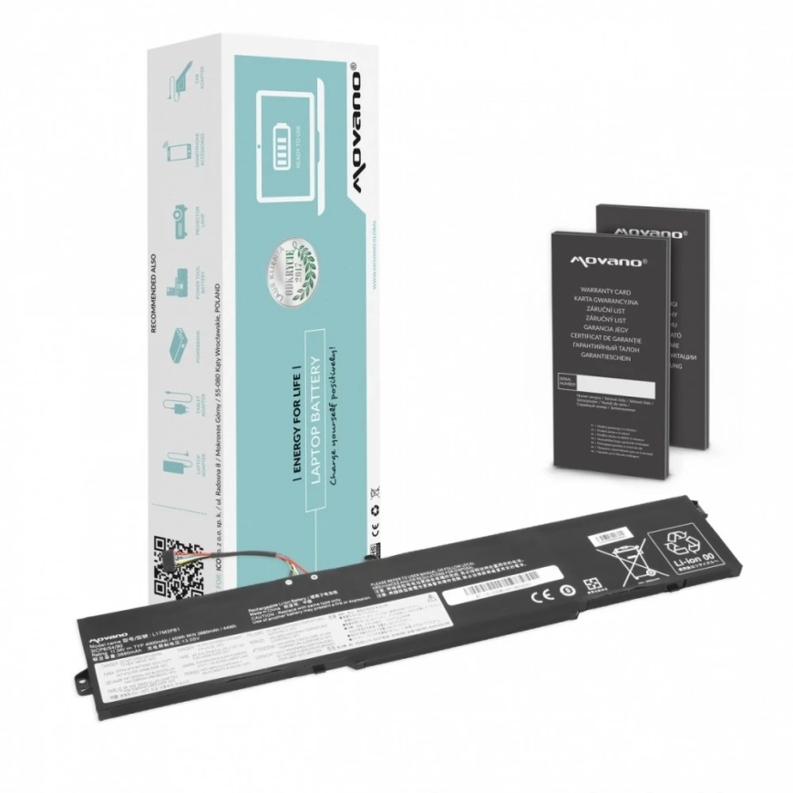 Bateria Movano Bateria L17M3PB1 do Lenovo IdeaPad 330-15ICH 17ICH – 4