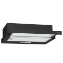 Gorenje TH60E3B cooker hood Semi built-in (pull out) Black 350 m³/h