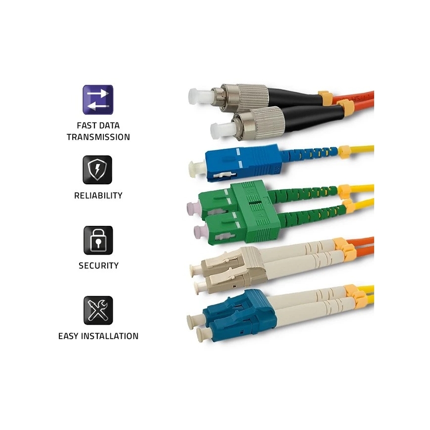 QOLTEC 54335 Qoltec Optic Patchcord LC/UPC-SC/APC single-mode 9/125 G652D Simplex 20m – 4