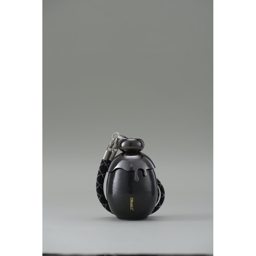 Oball Luxe titāna pudele 350 ml, melna – 2