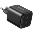 Ugreen X526 Dual USB-C GaN 45W Черный Ugreen X526 Dual USB-C GaN 45W Черный
