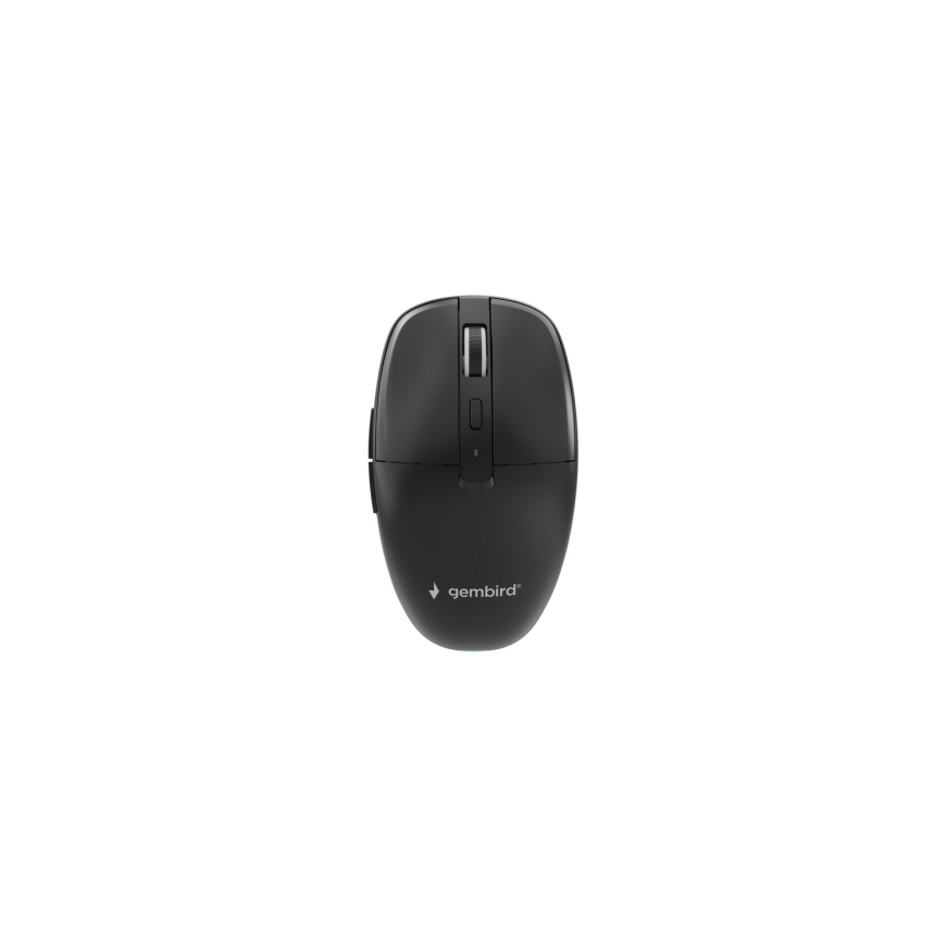 Беспроводная мышь Gembird MUSW2-6B-01 с двойным режимом (2.4G + BT), 1600 DPI, 6 кнопок, черная – 2