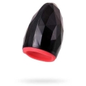 Toyfa Erotist Magma Rechargeable Heating Masturbator, Silicone, Black, 12 cm
